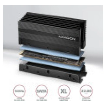 Axagon radiators diska M.2 SSD 2280 (CLR-M2XL) [Ra