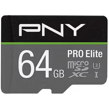 PNY Technologies Pro Elite, microSDXC, 64GB, UHS-I