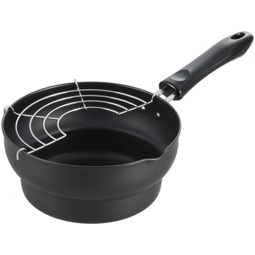 Maruyama Stepped Tempura Pot 18cm IH Gas Stove Dee