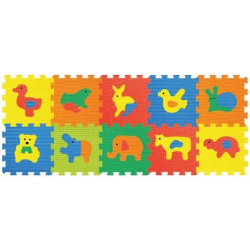 Paklājiņš mazuļiem - puzle Eva Puzzle Mat Animals,