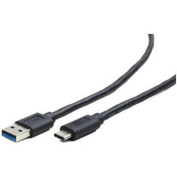 Gembird kabelis USB 3.0 AM uz Type-C 1 m, melns, z
