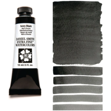 Daniel Smith's Blacks - Watercolor Painting