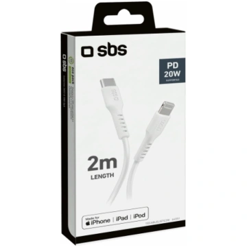 SBS Lightning - Type-C cable for data and charging