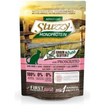 STUZZY MONOPROTEIN Cat šķiņķis konservi-pastete ka