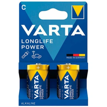 Piles Alkaline C LR14 1.5V Longlife Power 2 Gabali