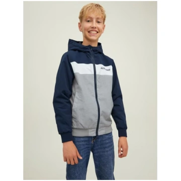 Kids' Hooded Long Sleeve Bomber Jacket