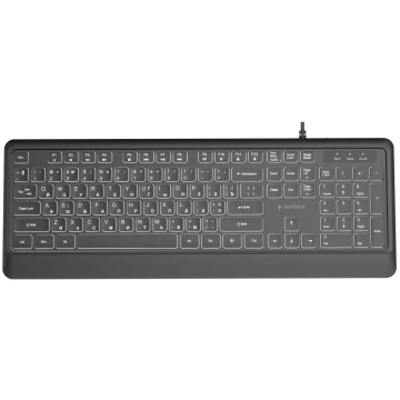 KEYBOARD MULTIMEDIA USB CYRILL/BLACK KB-UML-04-CYR