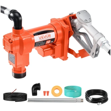 VEVOR VEVOR Fuel Transfer Pump, 12V DC 61 L/min(16