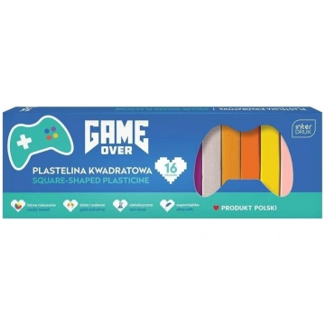 Plastilīna komplekts "game Over" - 16 krāsas ArtBe