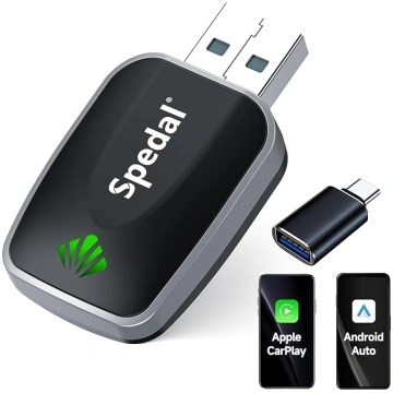 Spedal CL320 CarPlay un Android auto bezvadu adapt