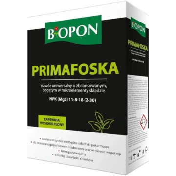 Granulēts mēslojums BIOPON Primafoska 1 kg — sabal