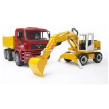 Bruder MAN TGA Construction truck with Liebherr Ex