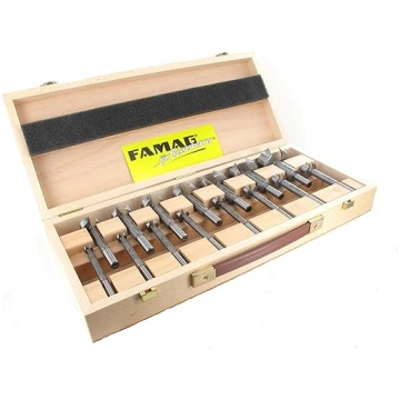 15 gabalu FAMAG Super Forstner urbju komplekts Cla