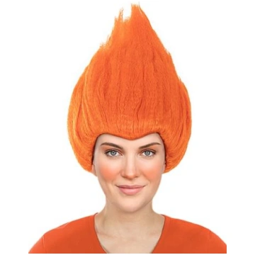 Oranža parūka - Trolls Funiglobal