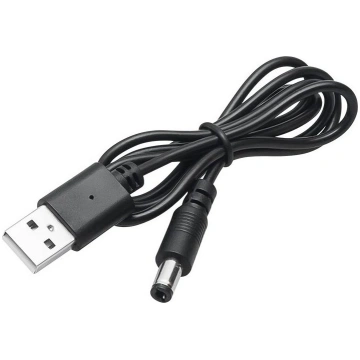 Kabel USB A-wtyk DC 2.5/5.5 dlugosc 0 7m LX8380 (5