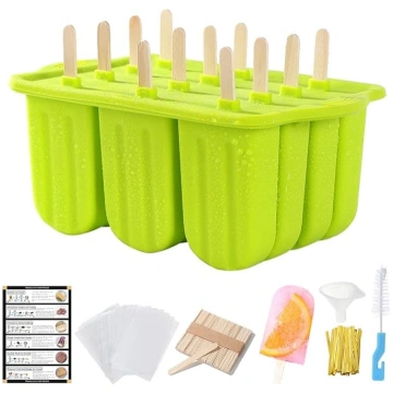 Yhywcy Popsicle formiņu komplekts, silikona 12 dob