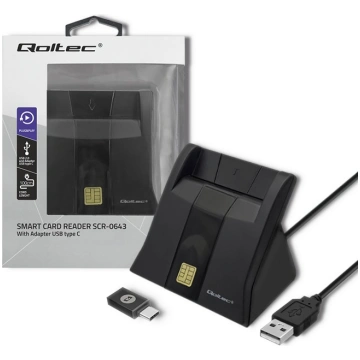 Smart chip card scanner USB2.0 Plug&play