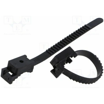 Cable strap clip; L: 120mm; 50pcs; -15÷80°C; Strap