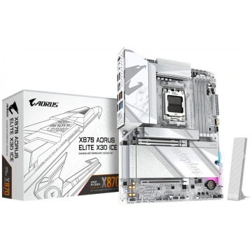 GIGABYTE X870 AORUS ELITE X3D ICE AMD X870 AM5 pie