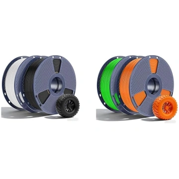 SUNLU TPU 3D printeru filaments 1,75 mm 2 kg melns