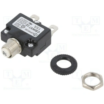 Fuse: thermal; 15A; Imax: 1kA; 125V,250V; 32VDC,50