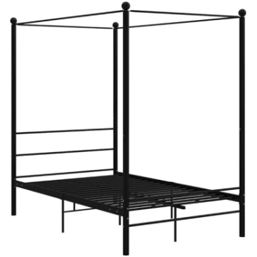 vidaXL Canopy Bed Metal Bed Double Bed Frame Bed F