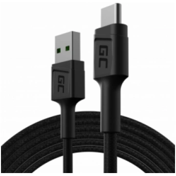 Green Cell USB Male - USB Type-C Male 2m Fast Char