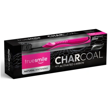 Truesmile zobu pasta Charcoal 75ml + zobu birste 5