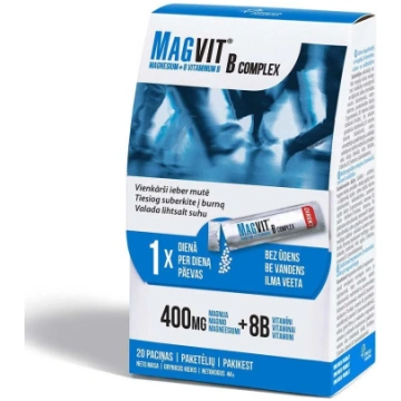 MAGVIT B complex granulas 20 paciņas