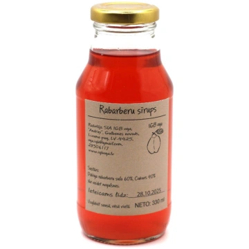 Rabarberu sīrups 330ml