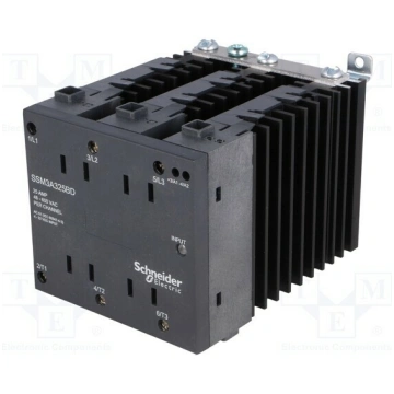 Relay: solid state; 25A; Uswitch: 48÷600VAC; 3-pha
