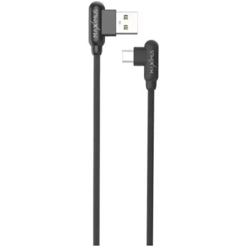 CABLE MX CORNER FAST CHARGE MICRO USB 2.4A/1M/ BLA