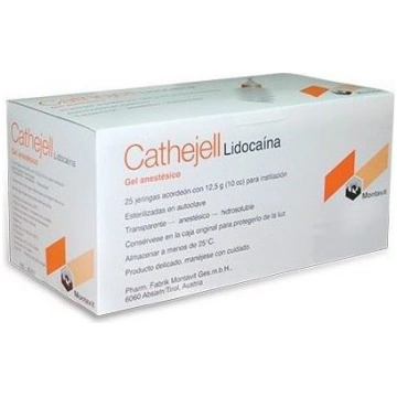 Cathejell Lidocaine Gel 25 Syringe 12.5 Gr Corysan