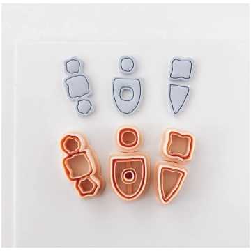 Polymer Clay Cutter Set, Abstract Earrings Shapes 