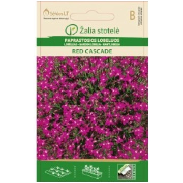 LOBĒLIJAS RED CASCADE ŽALIA STOTELĖ