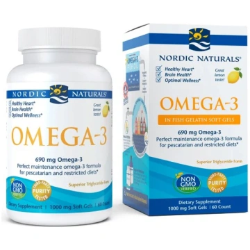 Nordic Naturals NORDIC NATURALS Omega-3 zivju žela