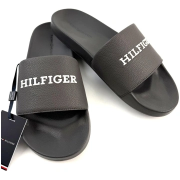 TOMMY HILFIGER EMBOSSED POOL SLIDE