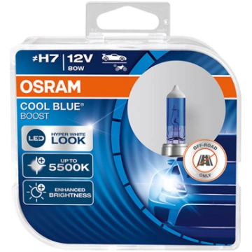 Spuldze Osram H7 2gb. 12V 80W PX26d Cool Blue Boos