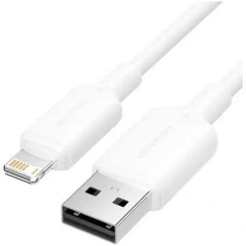 CABLE USB2.0 TO LIGHTNING/2M WHITE LAMWH VENTION
