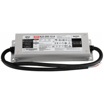 LED Barošanas bloks - MEAN WELL, 12V, 200W, 16A, I