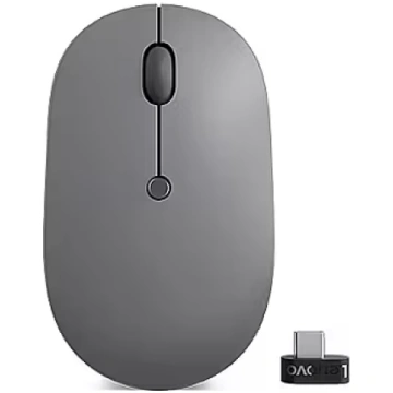Lenovo Go USB-C Wireless Mouse, Thunder Black (4Y5