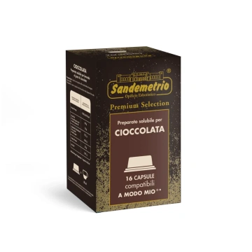 16 Capsule A modo mio Sandemetrio Cioccolato Cremo