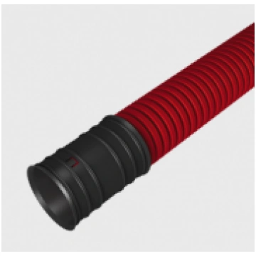 Gofrēta dubultsienu caurule EVOCAB HARD 125mm/6m d