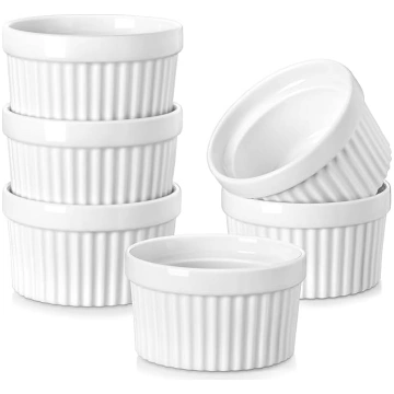 MALACASA, Ramekinu sērija, Creme Brulee bļodas, 6 