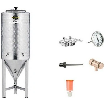 Nerūsējošā Tērauda Tvertne Fermentēšanai 60L Kompl