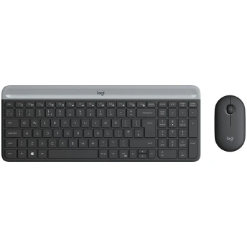 Logitech Wireless Keyboard+Mouse MK470 black retai