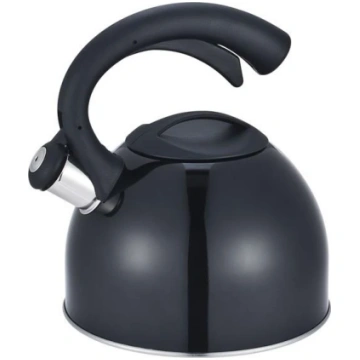 DOMOLETTI Tējkanna ar svilpi Domoletti, 3 l, melna