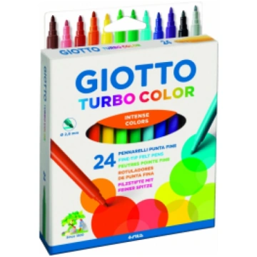 Flomāsteri Giotto Turbo Color, 24 krāsas FL072208 