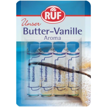 Vaniļas-sviesta aromatizētājs termostabils 4x2g
