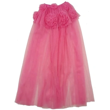 Mimi & Lula - Cape - Pink Flower - izmērs ONE SIZE